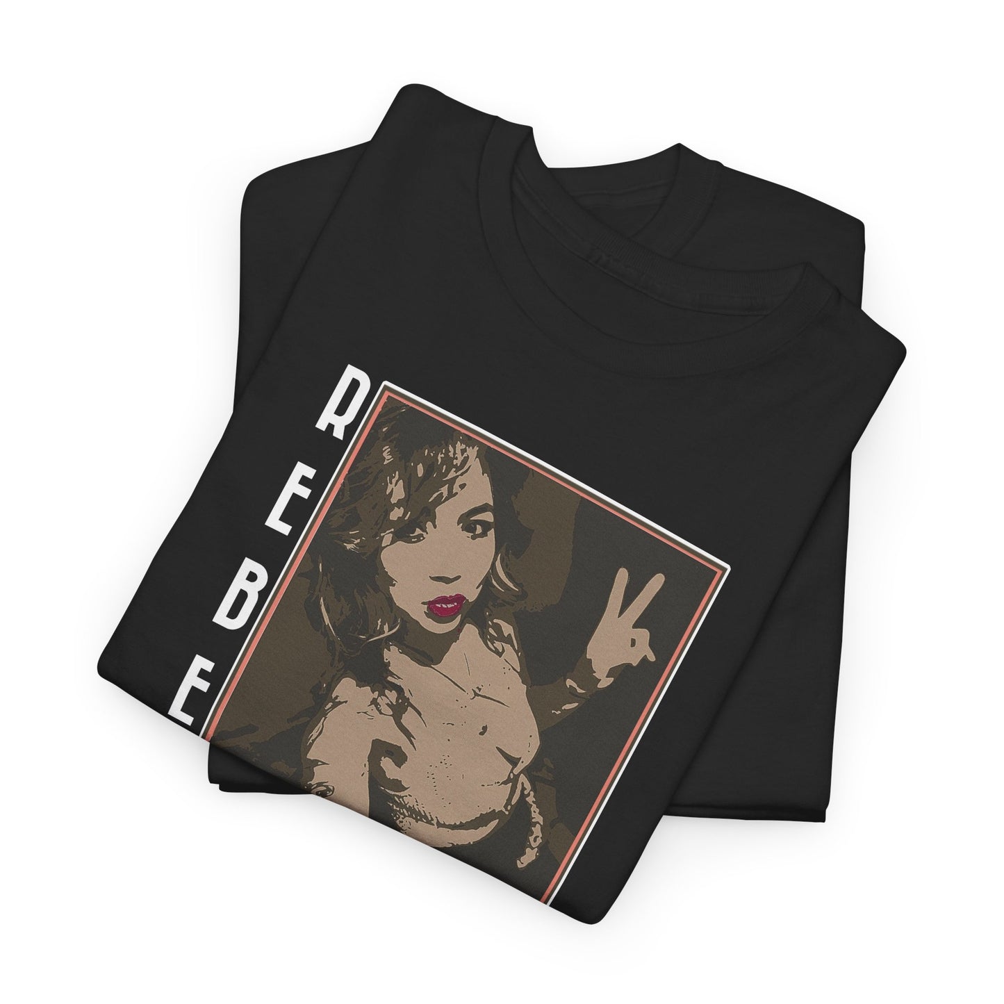 Rebel Rose black tee
